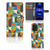Xiaomi Redmi Note 12 5G Poco X5 Telefoon Hoesje Funky Retro design kleurrijk aanzicht