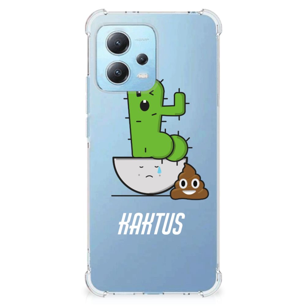 Xiaomi Redmi Note 12 5G Stevig Bumper Hoesje Cactus Poo B2C Telecom