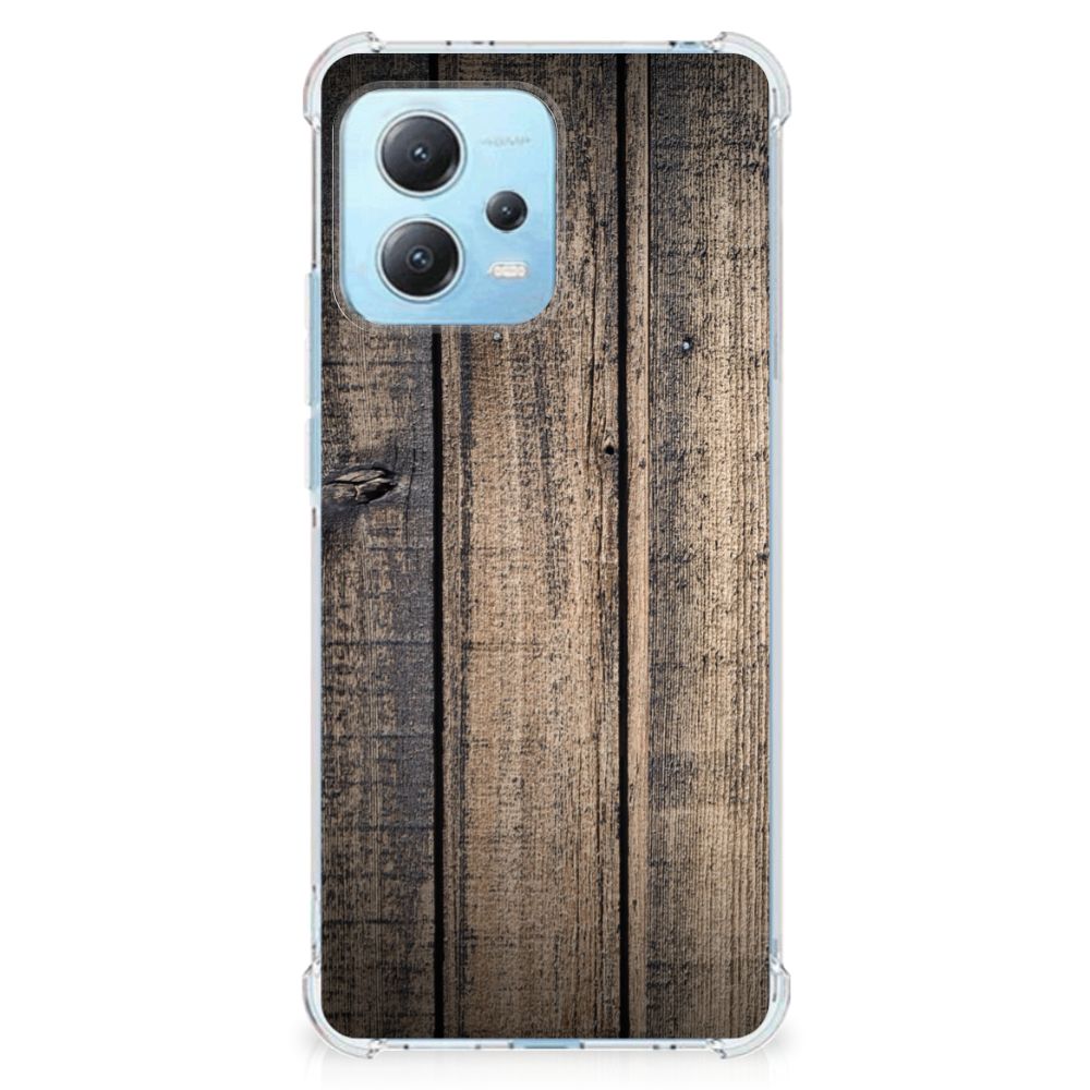 Xiaomi Redmi Note 12 5G Stevig Telefoonhoesje Steigerhout B2C Telecom