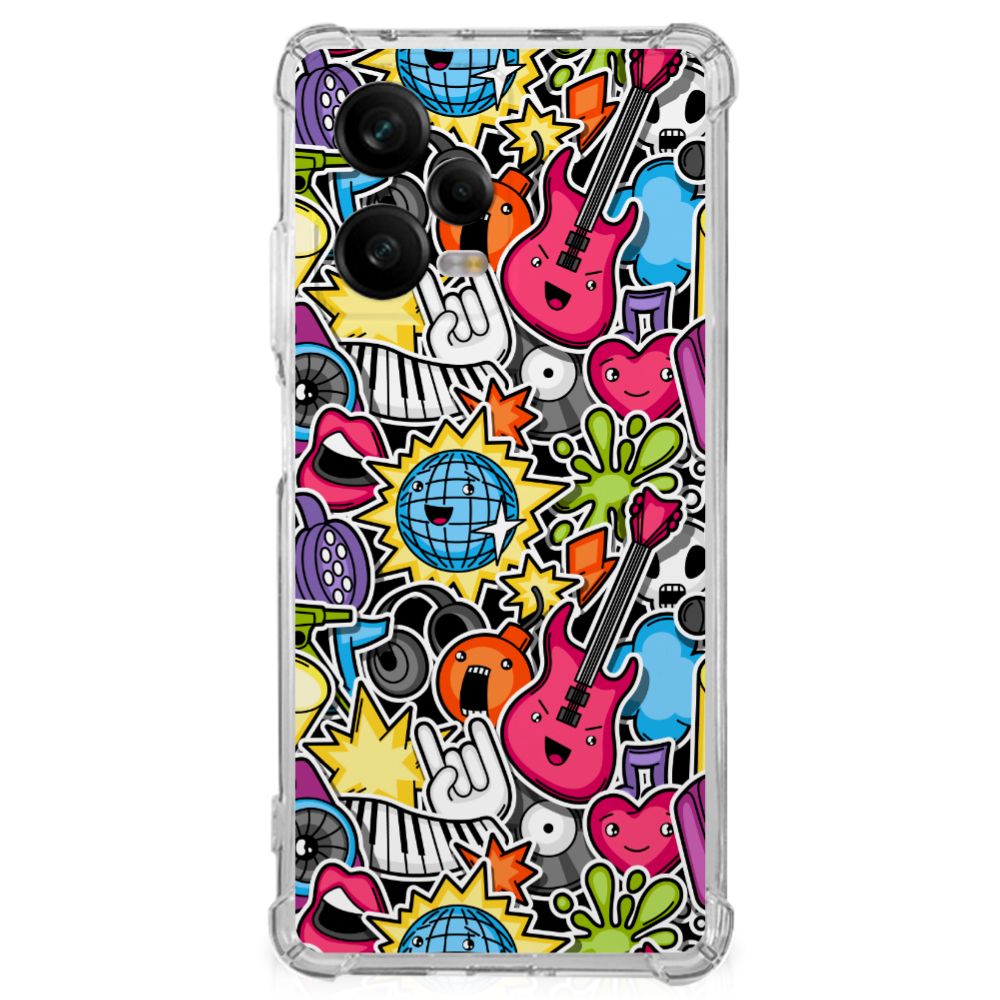 Xiaomi Redmi Note 12 Pro Anti Shock Bumper Case Punk Rock B2C Telecom