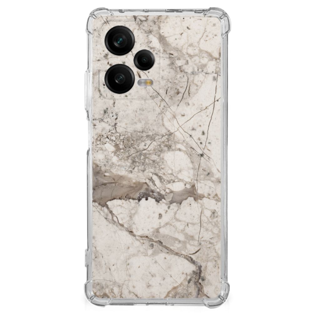 Xiaomi Redmi Note 12 Pro Anti-Shock Hoesje Marmer Beige B2C Telecom