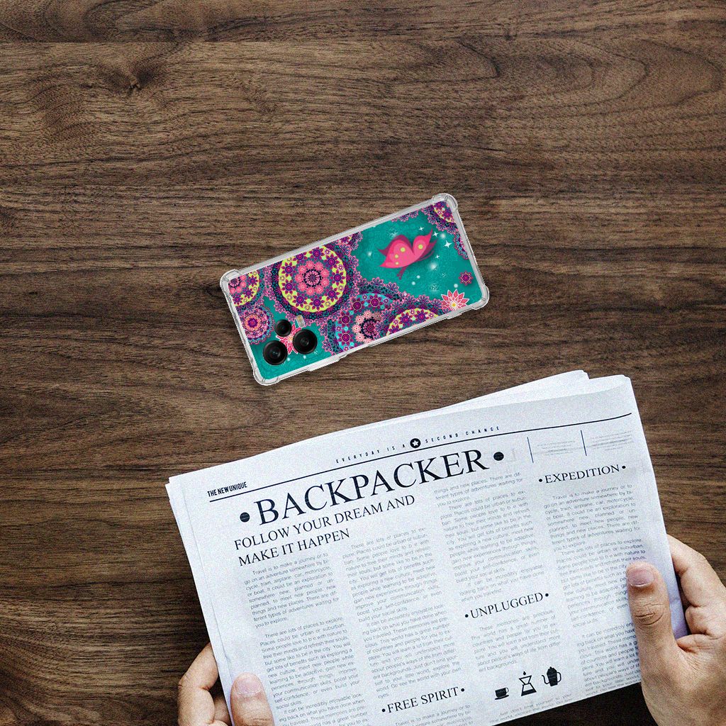Xiaomi Redmi Note 12 Pro Back Cover Cirkels en Vlinders B2C Telecom