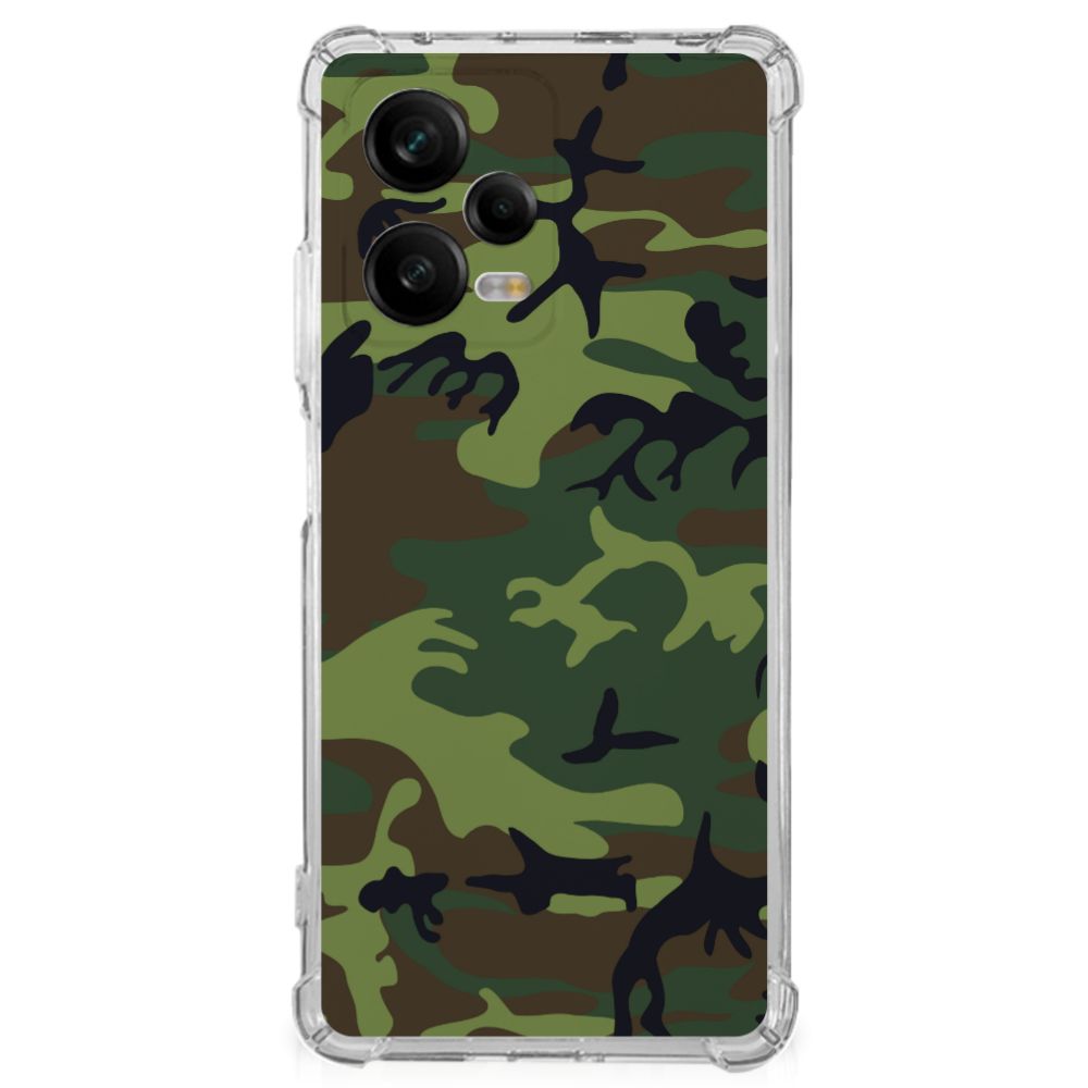Xiaomi Redmi Note 12 Pro Doorzichtige Silicone Hoesje Army Dark B2C Telecom