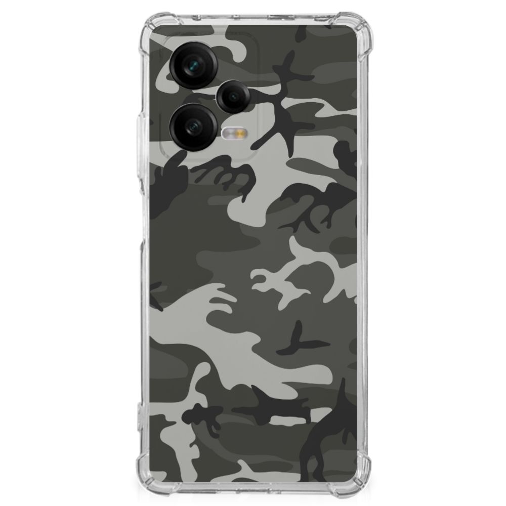 Xiaomi Redmi Note 12 Pro Doorzichtige Silicone Hoesje Army Light B2C Telecom