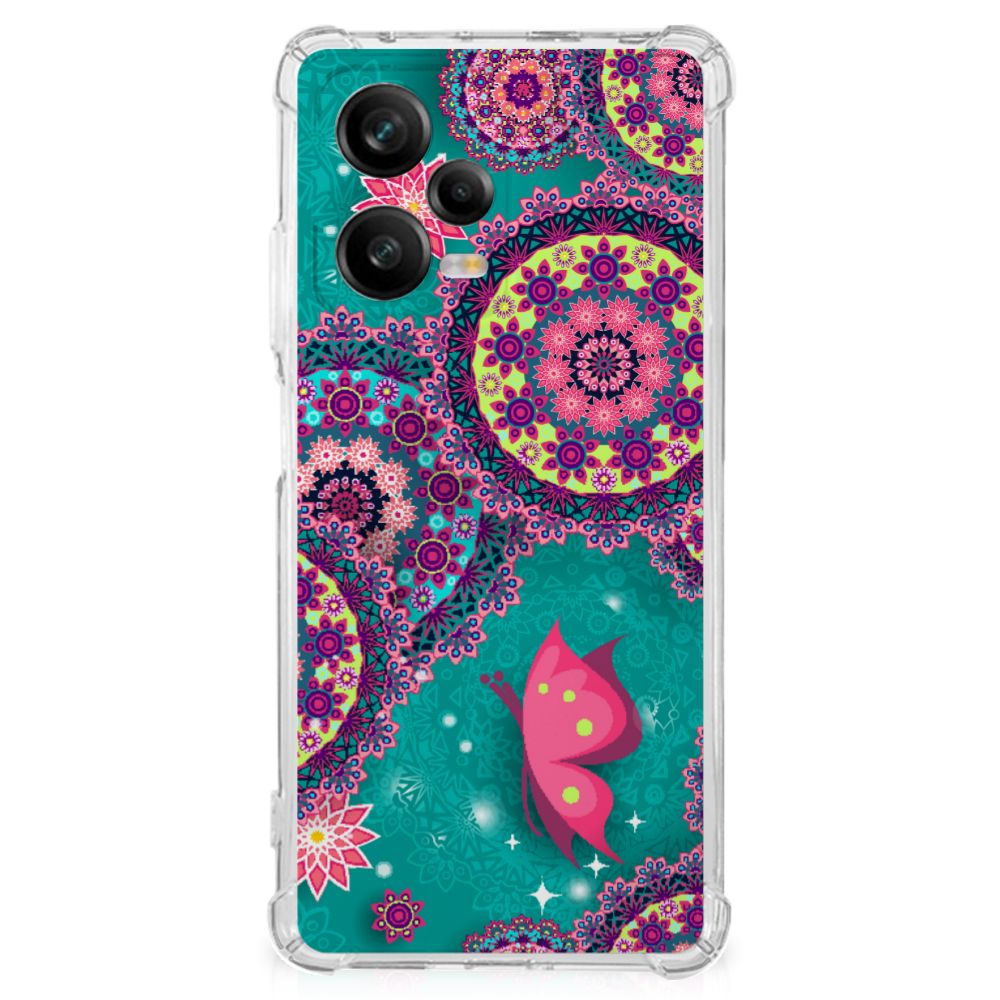Xiaomi Redmi Note 12 Pro Plus Back Cover Cirkels en Vlinders B2C Telecom