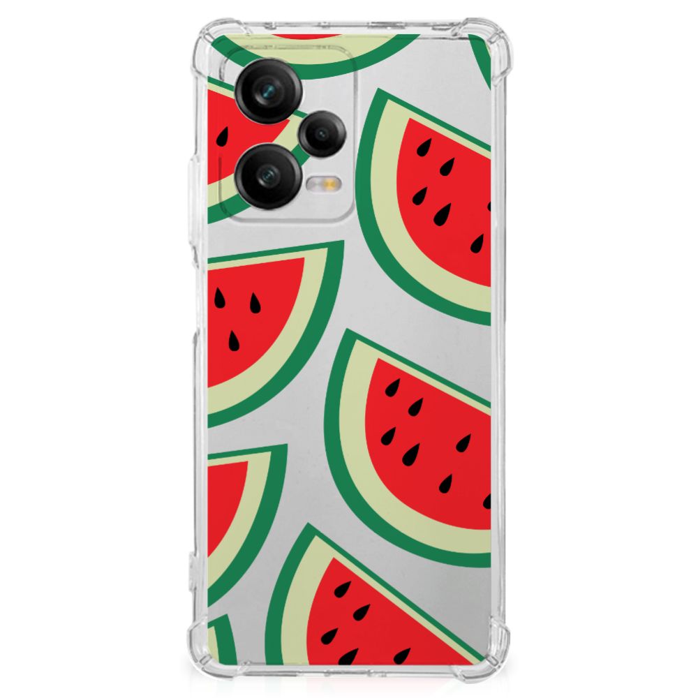 Xiaomi Redmi Note 12 Pro Plus Beschermhoes Watermelons aanzicht design