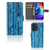 Xiaomi Redmi Note 12 Pro Plus Book Style Case Wood Blue vooraanzicht en binnenzijde