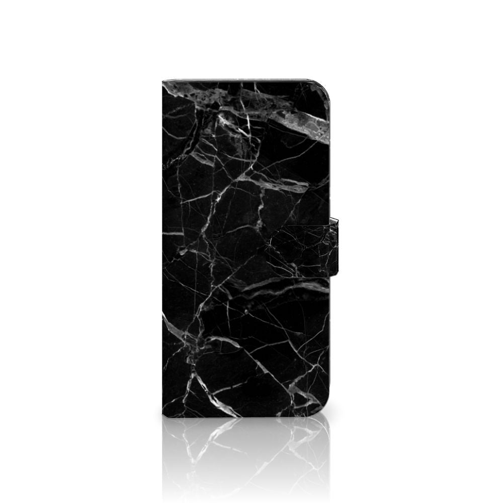 Xiaomi Redmi Note 12 Pro Plus Bookcase Marmer Zwart design zwart marmer voorkant