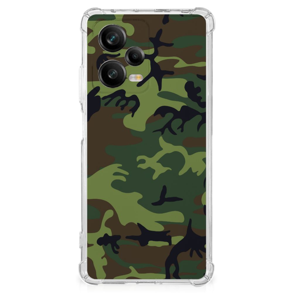 Xiaomi Redmi Note 12 Pro Plus Doorzichtige Silicone Hoesje Army Dark B2C Telecom
