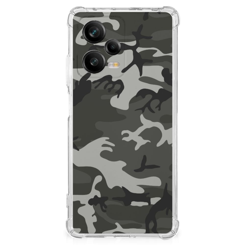 Xiaomi Redmi Note 12 Pro Plus Doorzichtige Silicone Hoesje Army Light B2C Telecom
