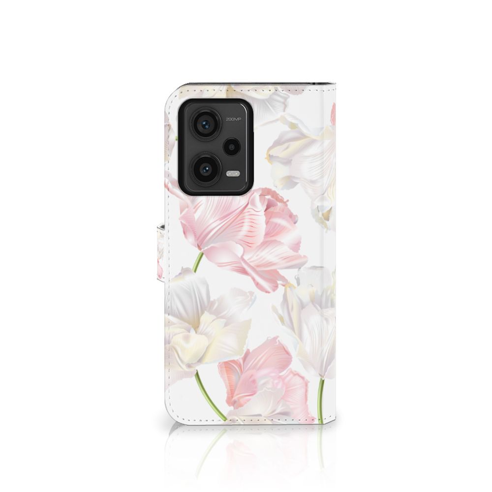 Xiaomi Redmi Note 12 Pro Plus Hoesje Lovely Flowers design hoesje voorzijde