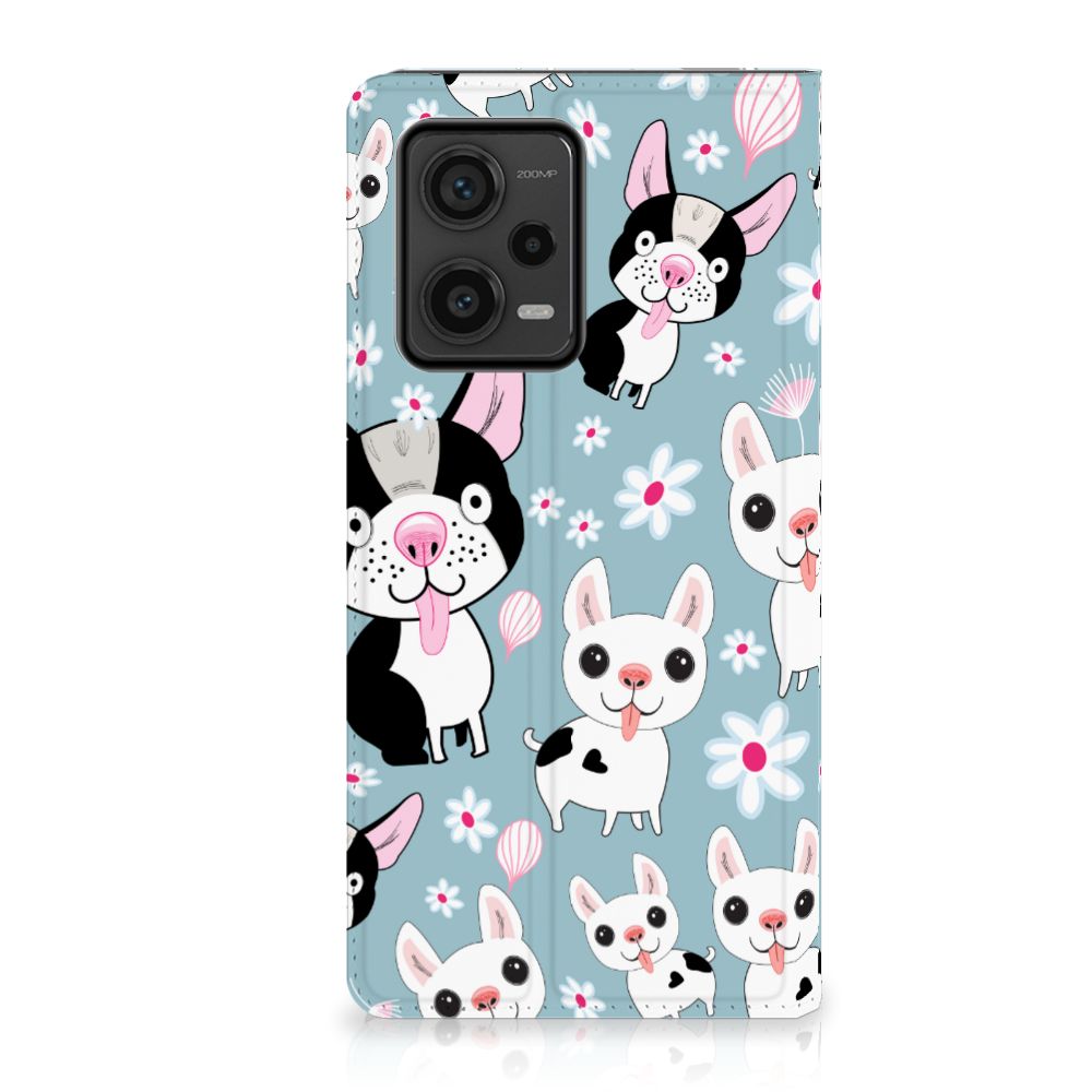 Xiaomi Redmi Note 12 Pro Plus Hoesje maken Hondjes honden ontwerp voorzijde