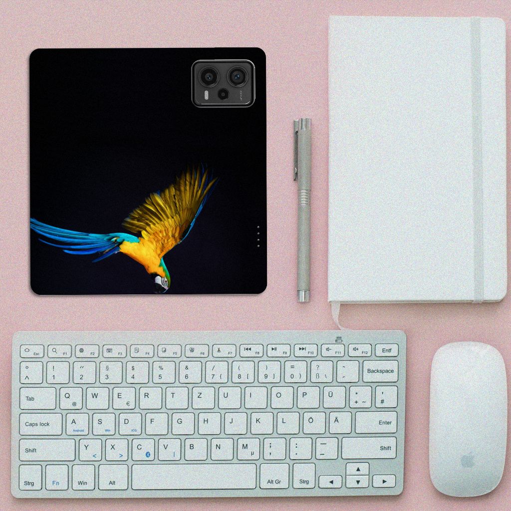 Xiaomi Redmi Note 12 Pro Plus Hoesje maken Papegaai design papegaai aanzicht