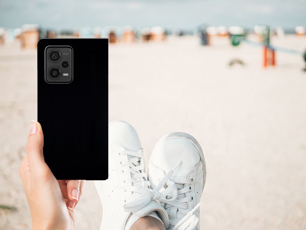 Xiaomi Redmi Note 12 Pro Plus Hoesje maken Papegaai design achterzijde strand