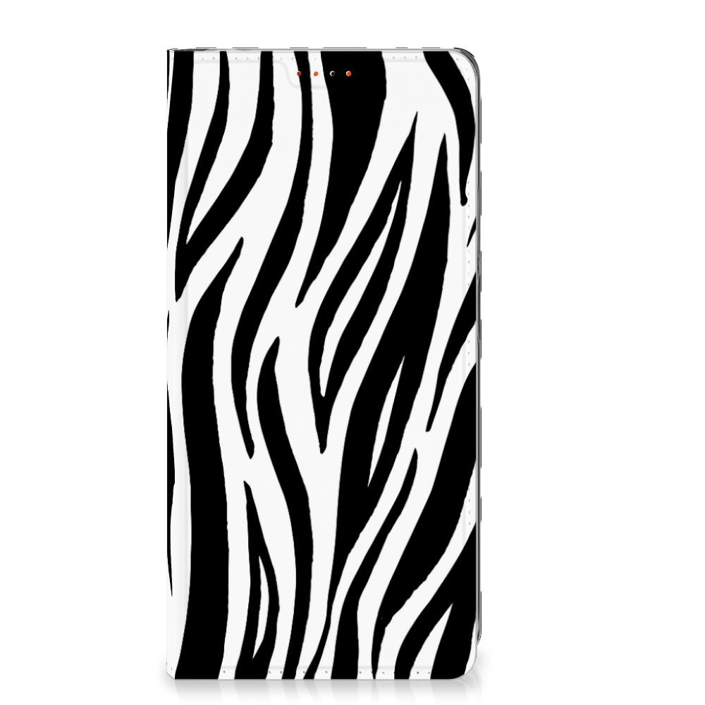 Xiaomi Redmi Note 12 Pro Plus Hoesje maken Zebra met zwart en witte zebra strepen voor unieke uitstraling en bescherming.
