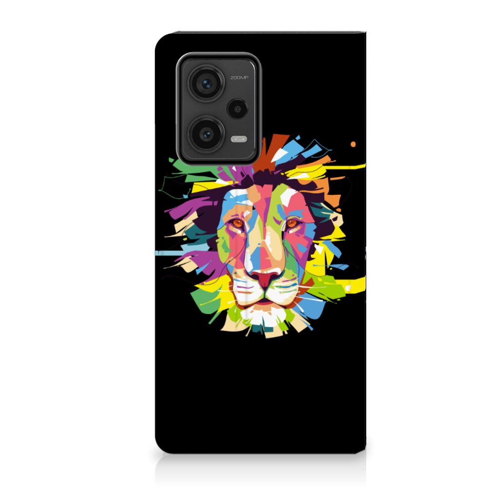Xiaomi Redmi Note 12 Pro Plus Magnet Case Lion Color voorkant