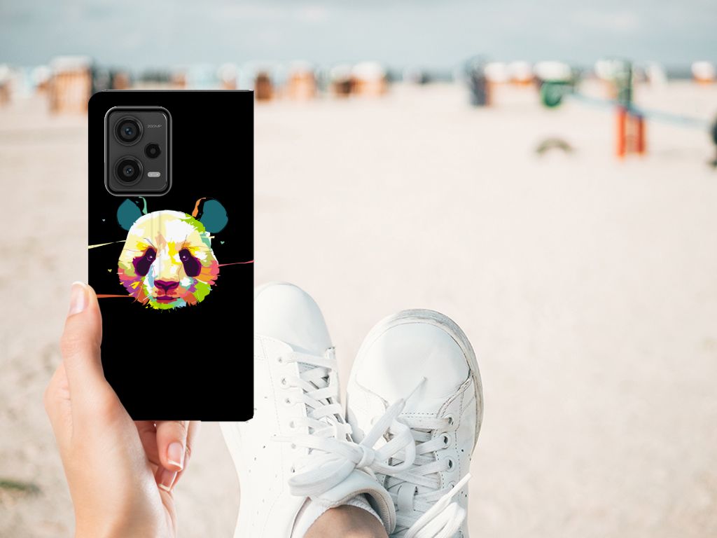 Xiaomi Redmi Note 12 Pro Plus Magnet Case Panda Color voorzijde