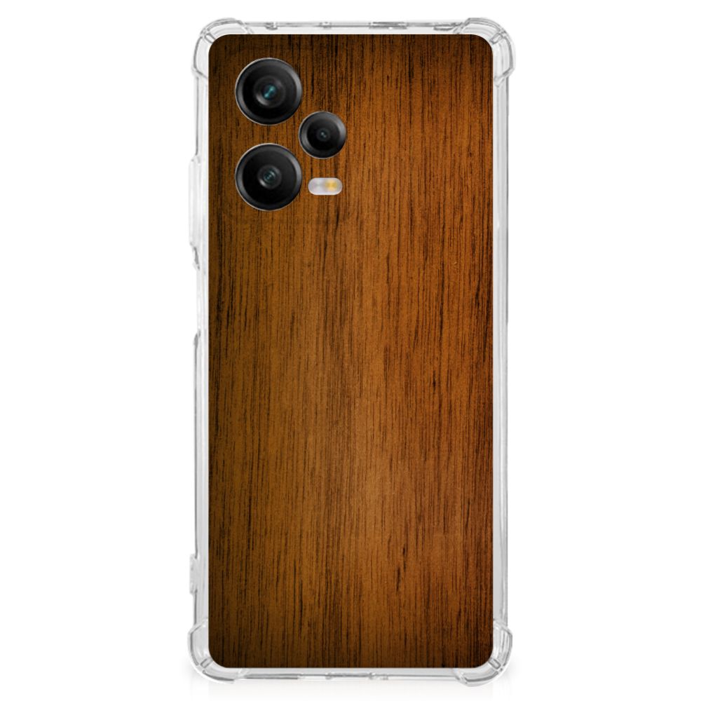 Xiaomi Redmi Note 12 Pro Plus Stevig Telefoonhoesje Donker Hout B2C Telecom
