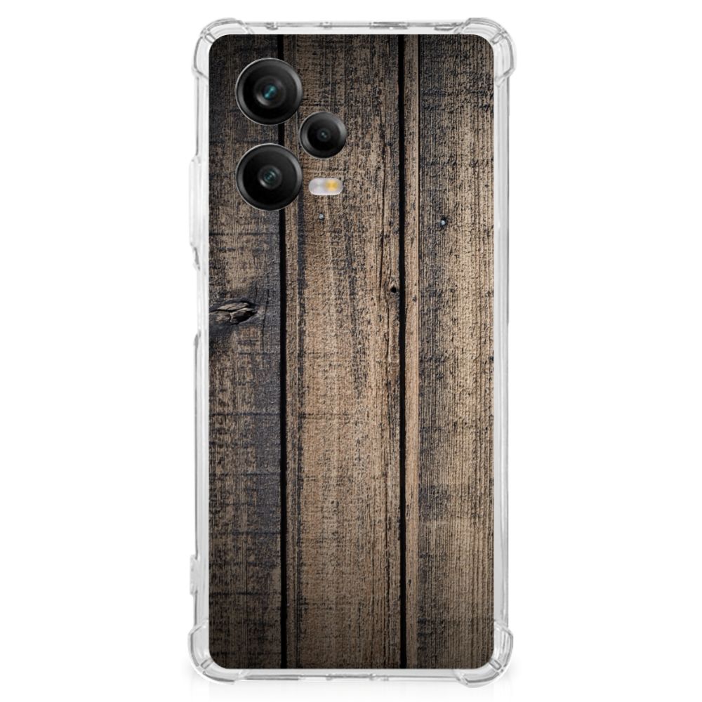 Xiaomi Redmi Note 12 Pro Plus Stevig Telefoonhoesje Steigerhout B2C Telecom