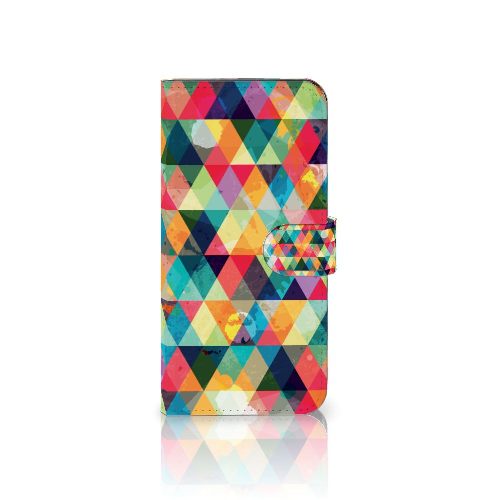 Xiaomi Redmi Note 12 Pro Plus Telefoon Hoesje Geruit met kleurrijk ruitjesdesign voor bescherming en gebruiksgemak.