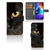 Xiaomi Redmi Note 12 Pro Plus Telefoonhoesje met Pasjes Zwarte Kat met een indringende blik van een zwarte kat 🐈.