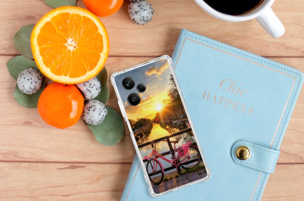 Xiaomi Redmi Note 12 Pro Plus Telefoonhoesje met valbescherming Amsterdamse Grachten B2C Telecom