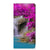 Xiaomi Redmi Note 12 Pro | Poco X5 Pro Book Cover Waterval met kleurrijke waterval en bloemen, biedt stijl en bescherming.