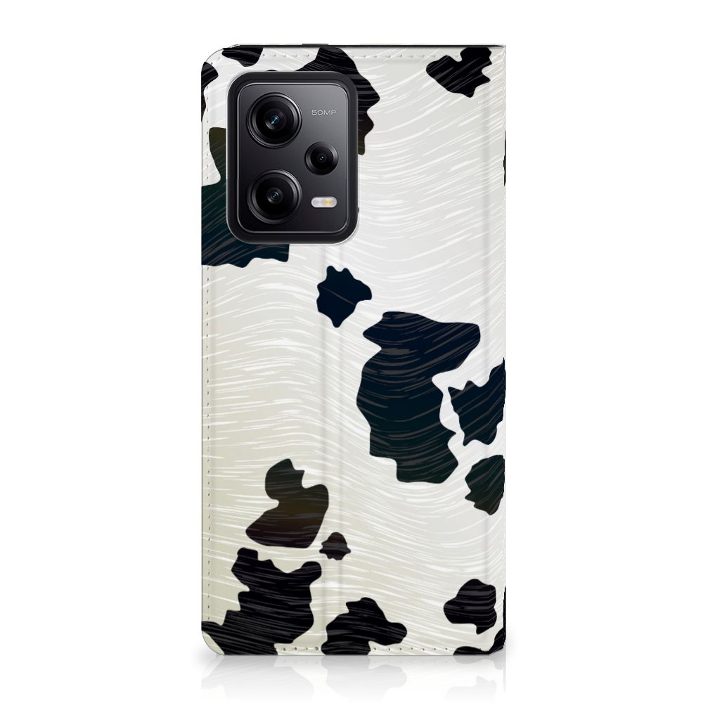 Xiaomi Redmi Note 12 Pro Poco X5 Pro Hoesje maken Koeienvlekken design koeienvlekken aanzicht