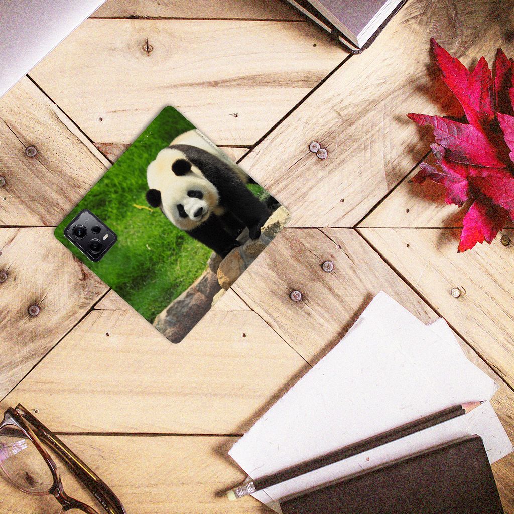 Xiaomi Redmi Note 12 Pro | Poco X5 Pro Hoesje maken Panda design panda aanzicht