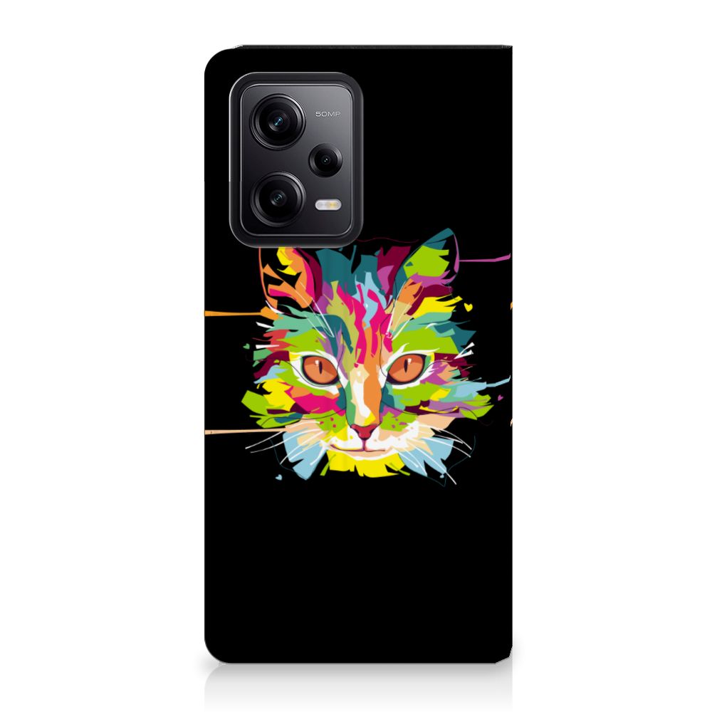 Xiaomi Redmi Note 12 Pro Poco X5 Pro Magnet Case Cat Color voorkant