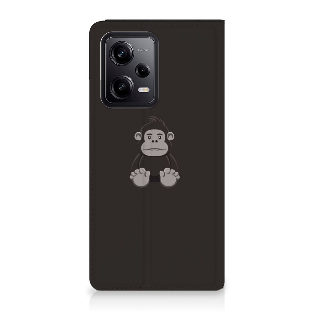 Xiaomi Redmi Note 12 Pro | Poco X5 Pro Magnet Case Gorilla voorkant zwart aap