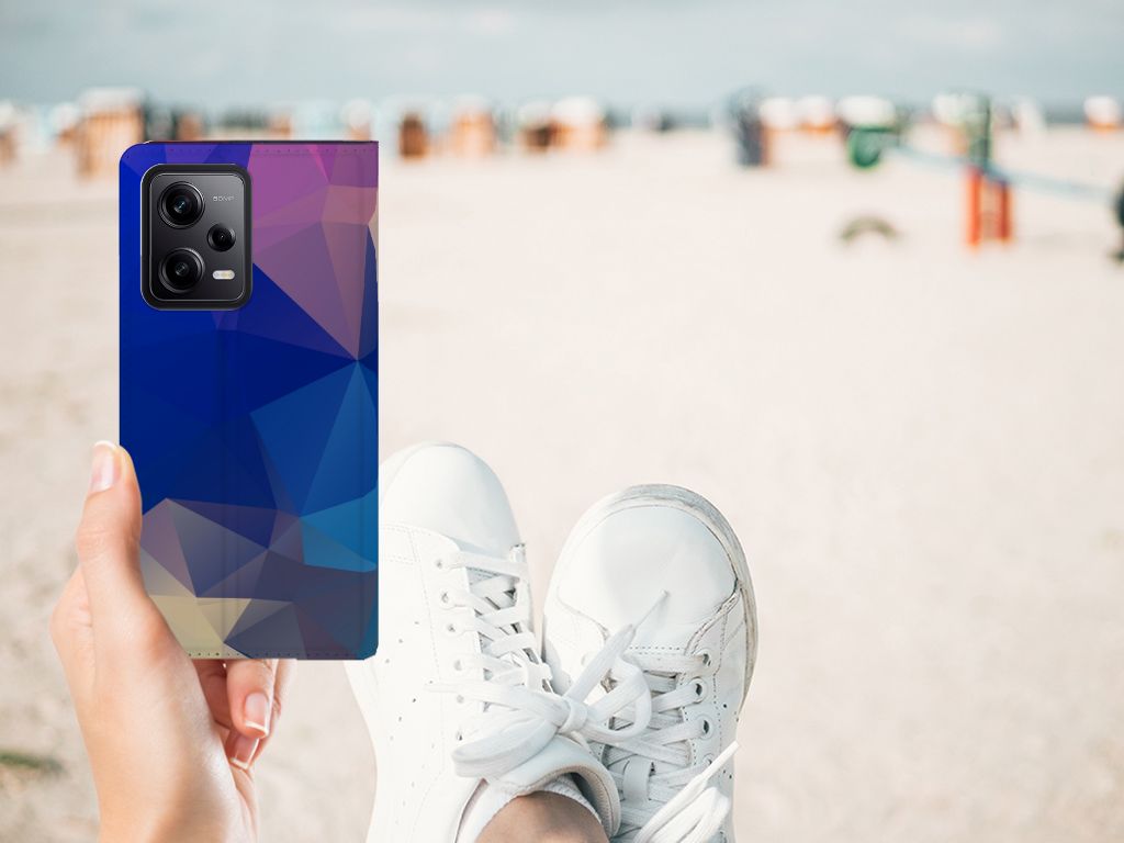 Xiaomi Redmi Note 12 Pro | Poco X5 Pro Stand Case Polygon Dark design hand strand