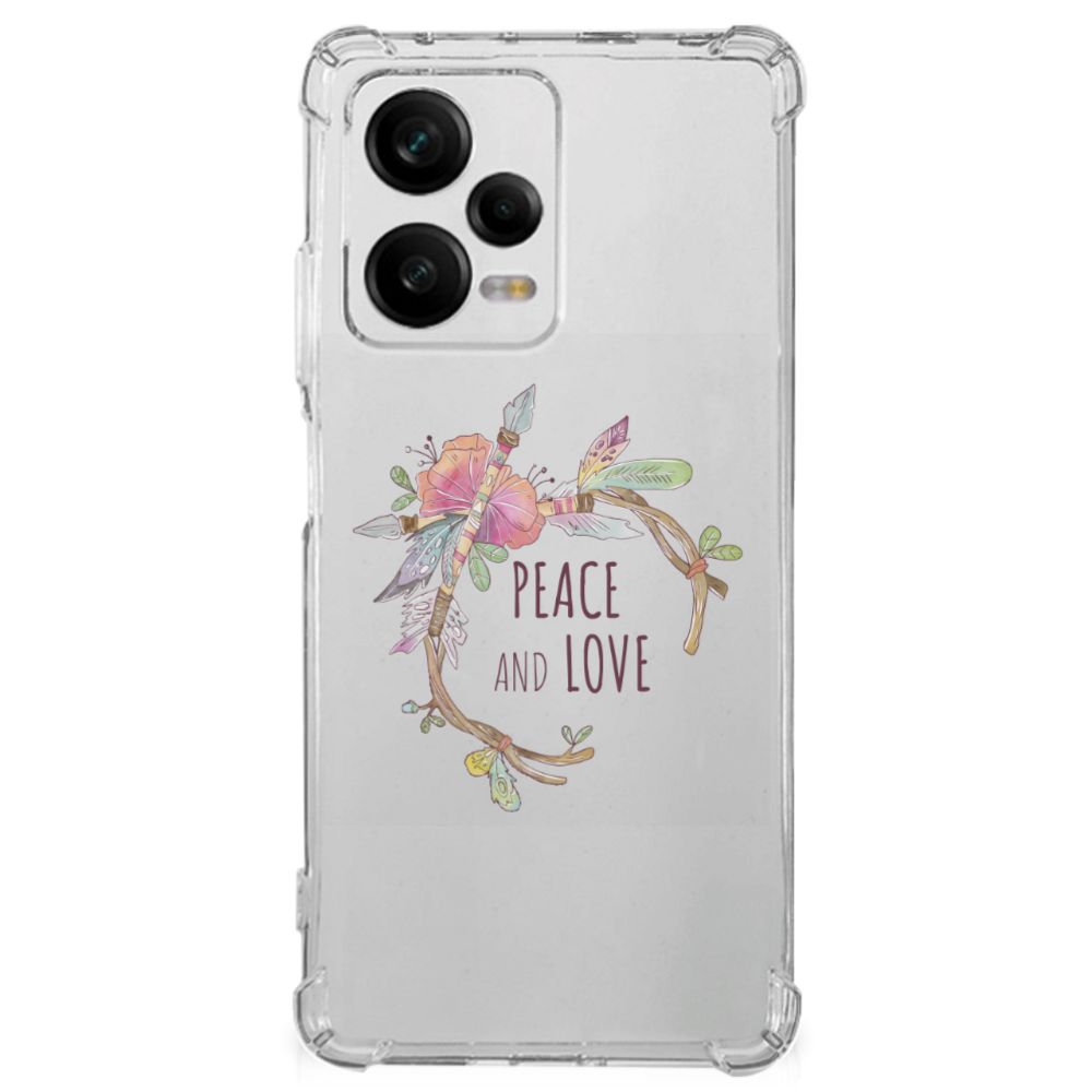 Xiaomi Redmi Note 12 Pro Stevig Bumper Hoesje Boho Text B2C Telecom