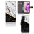 Xiaomi Redmi Note 12S Bookcase Marmer Wit Zwart - Origineel Cadeau Man