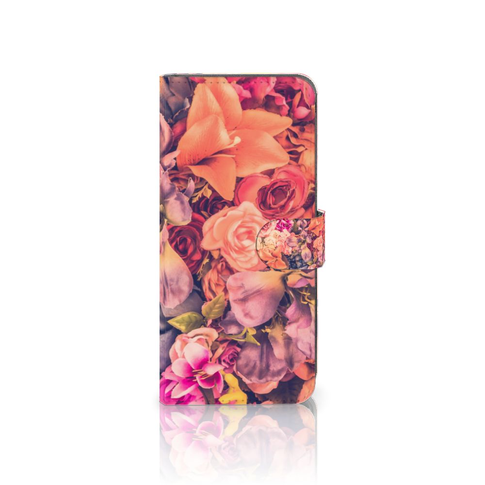 Xiaomi Redmi Note 12S Hoesje Bosje Bloemen boekhoesje bloemenprint aanzicht