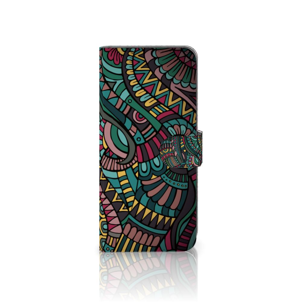 Xiaomi Redmi Note 12S Telefoon Hoesje Aztec telefoonhoesje design Aztec aanzicht