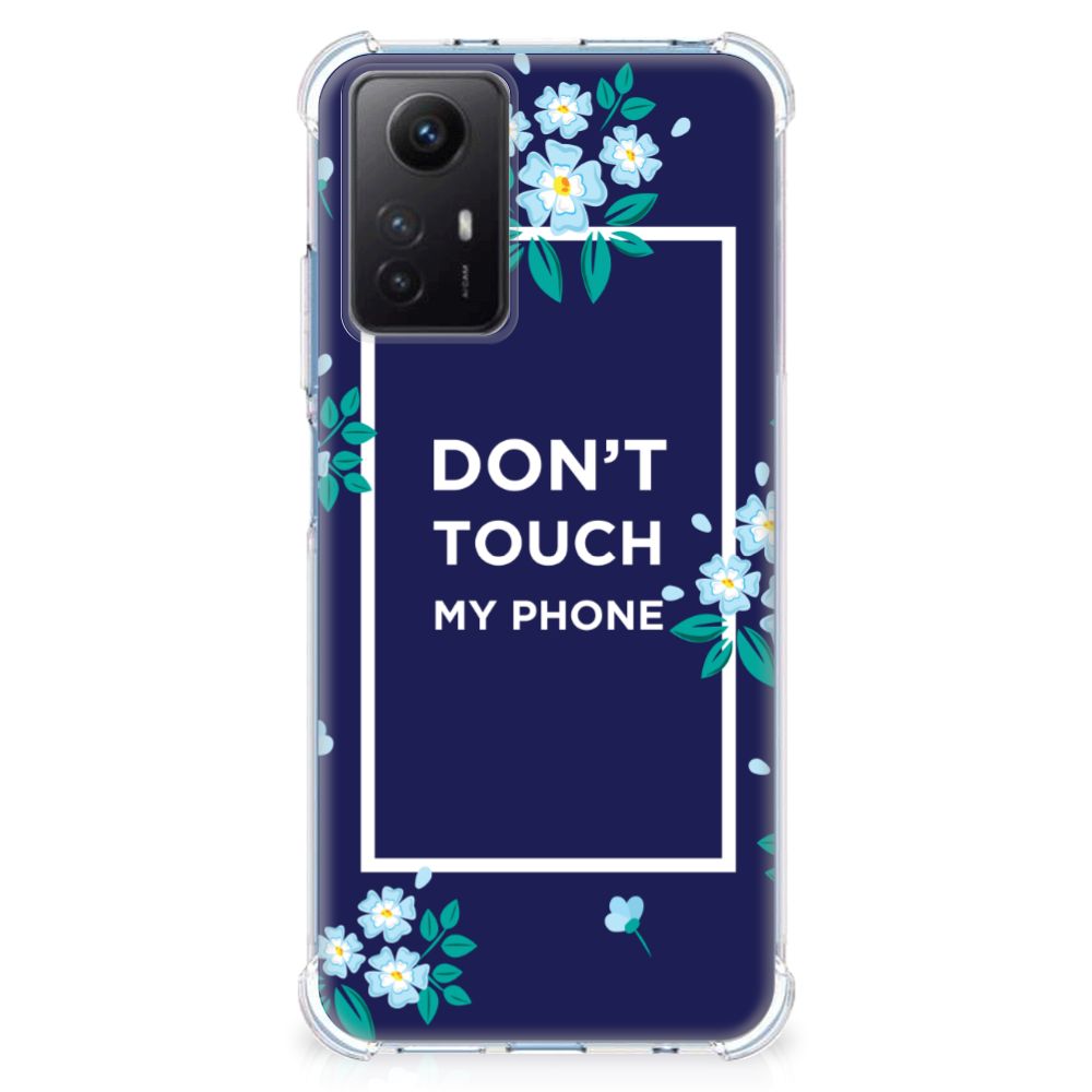Xiaomi Redmi Note 12s Anti Shock Case Flowers Blue DTMP B2C Telecom