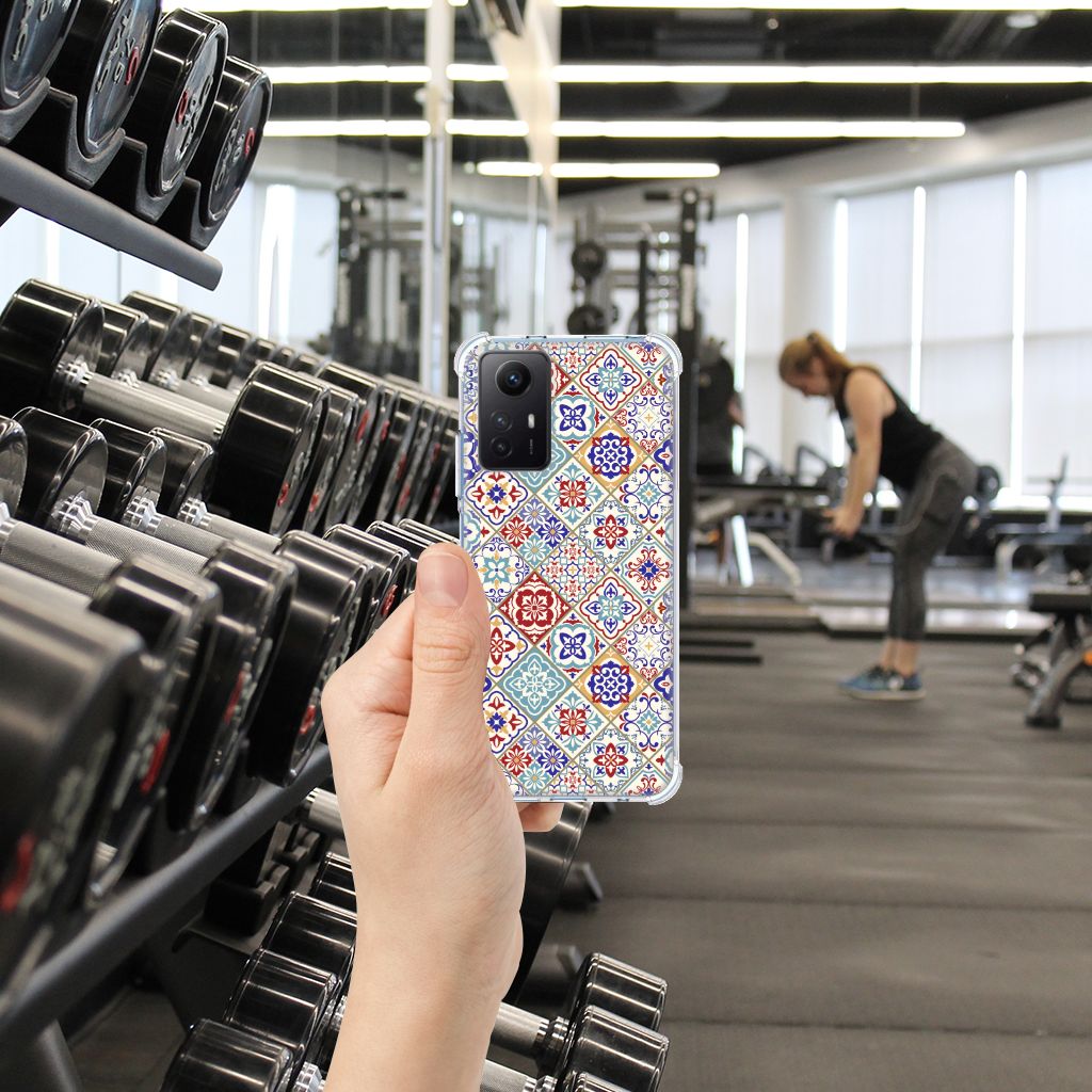 Xiaomi Redmi Note 12s Anti-Shock Hoesje Tiles Color B2C Telecom