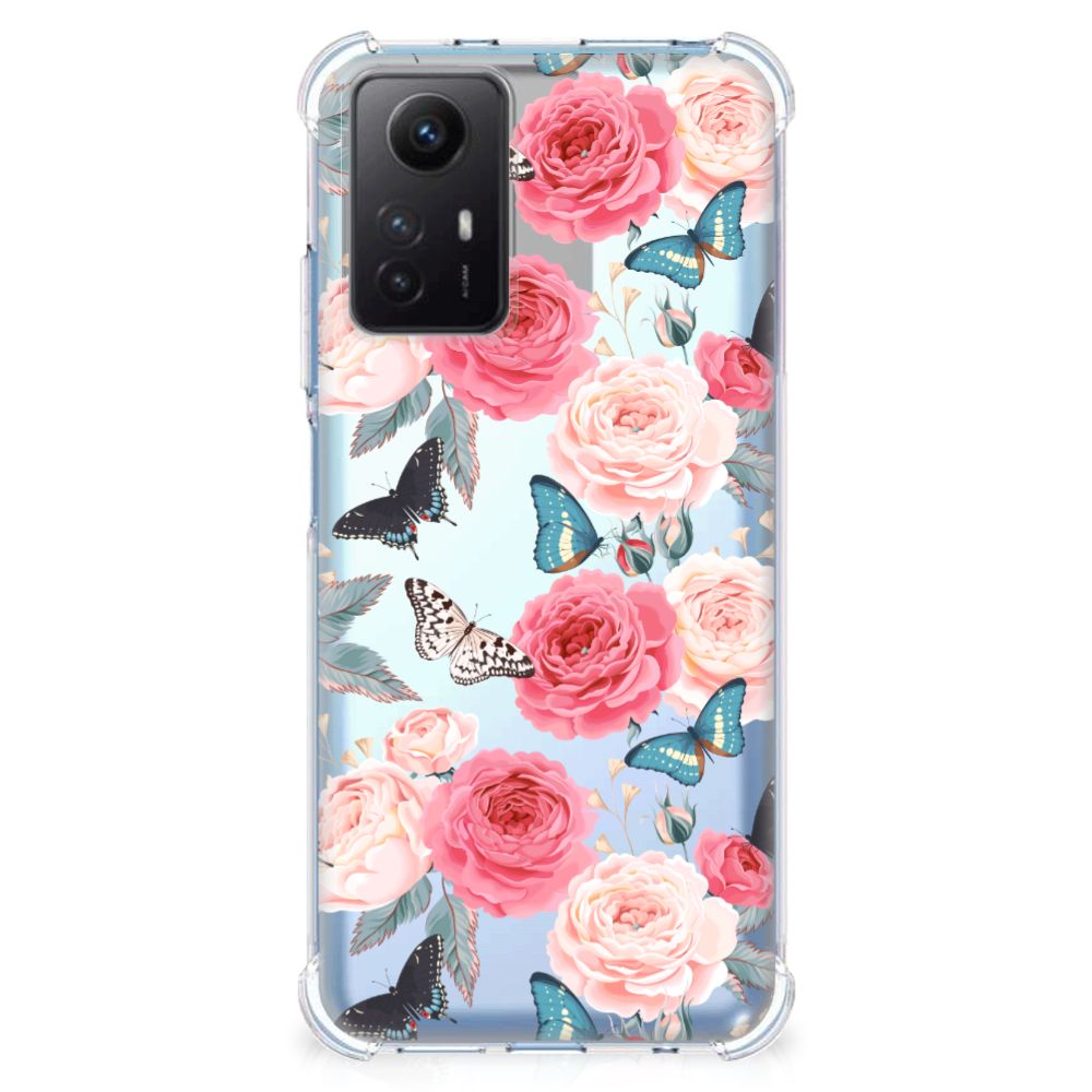 Xiaomi Redmi Note 12s Case Butterfly Roses B2C Telecom