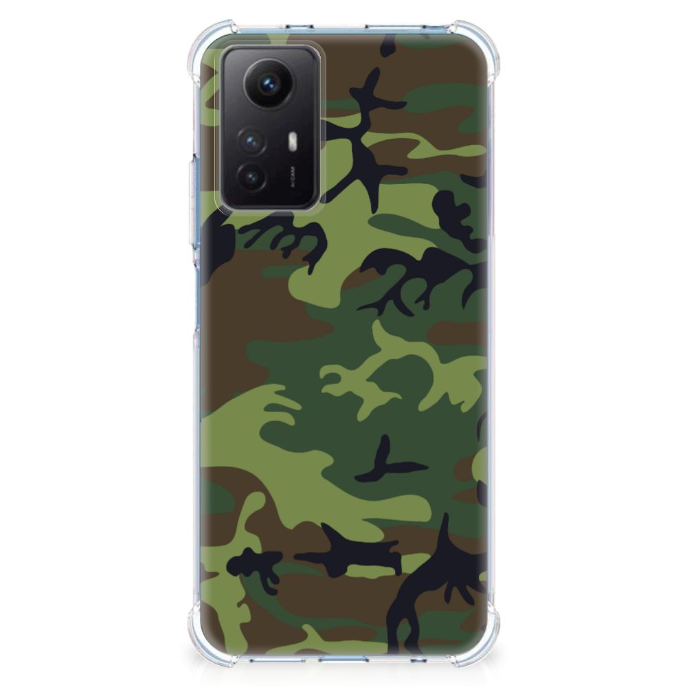 Xiaomi Redmi Note 12s Doorzichtige Silicone Hoesje Army Dark B2C Telecom