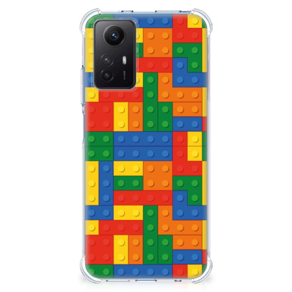 Xiaomi Redmi Note 12s Doorzichtige Silicone Hoesje Blokken B2C Telecom
