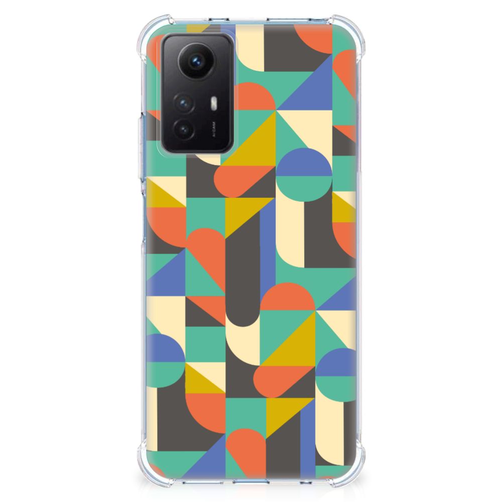 Xiaomi Redmi Note 12s Doorzichtige Silicone Hoesje Funky Retro B2C Telecom