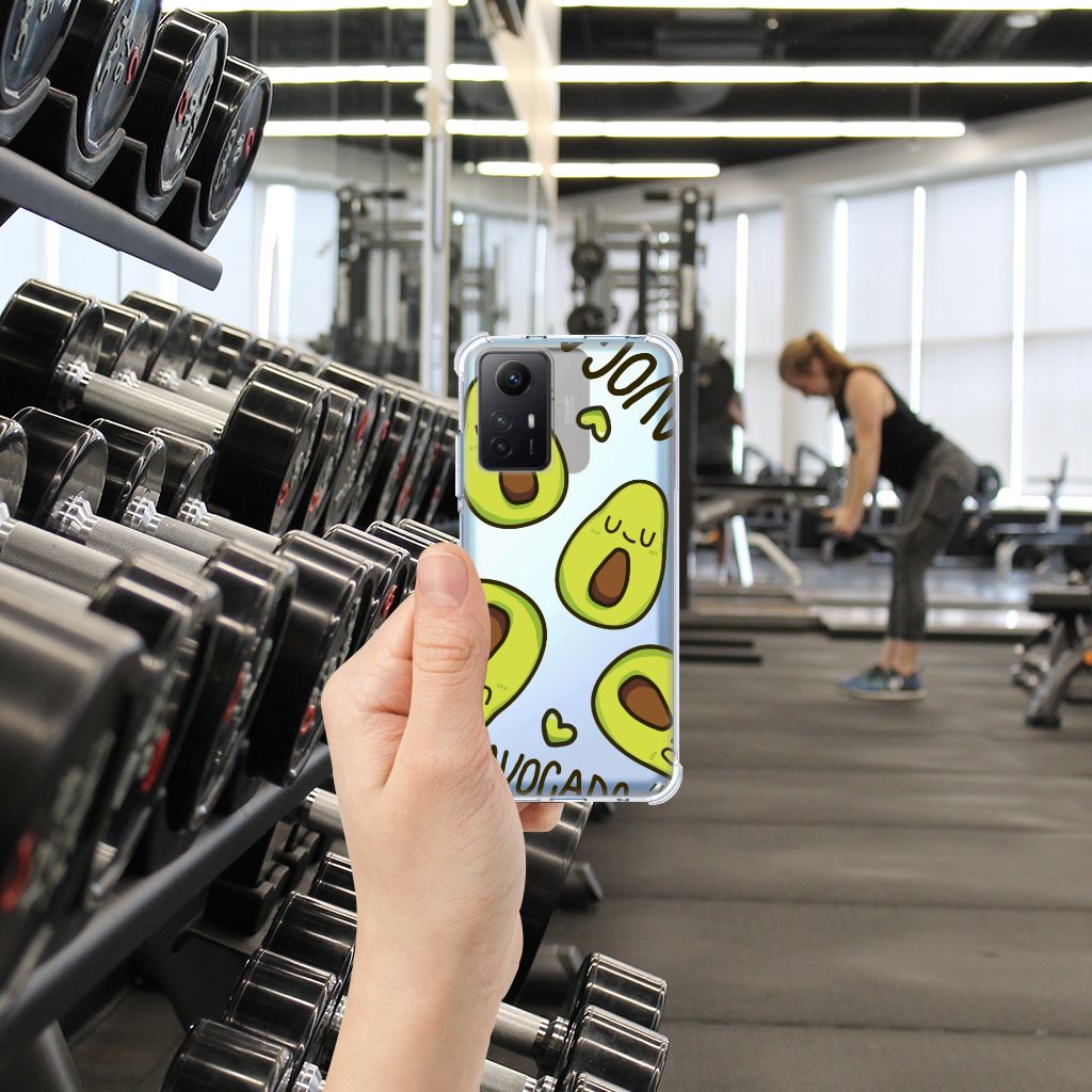 Xiaomi Redmi Note 12s Stevig Bumper Hoesje Avocado Singing B2C Telecom