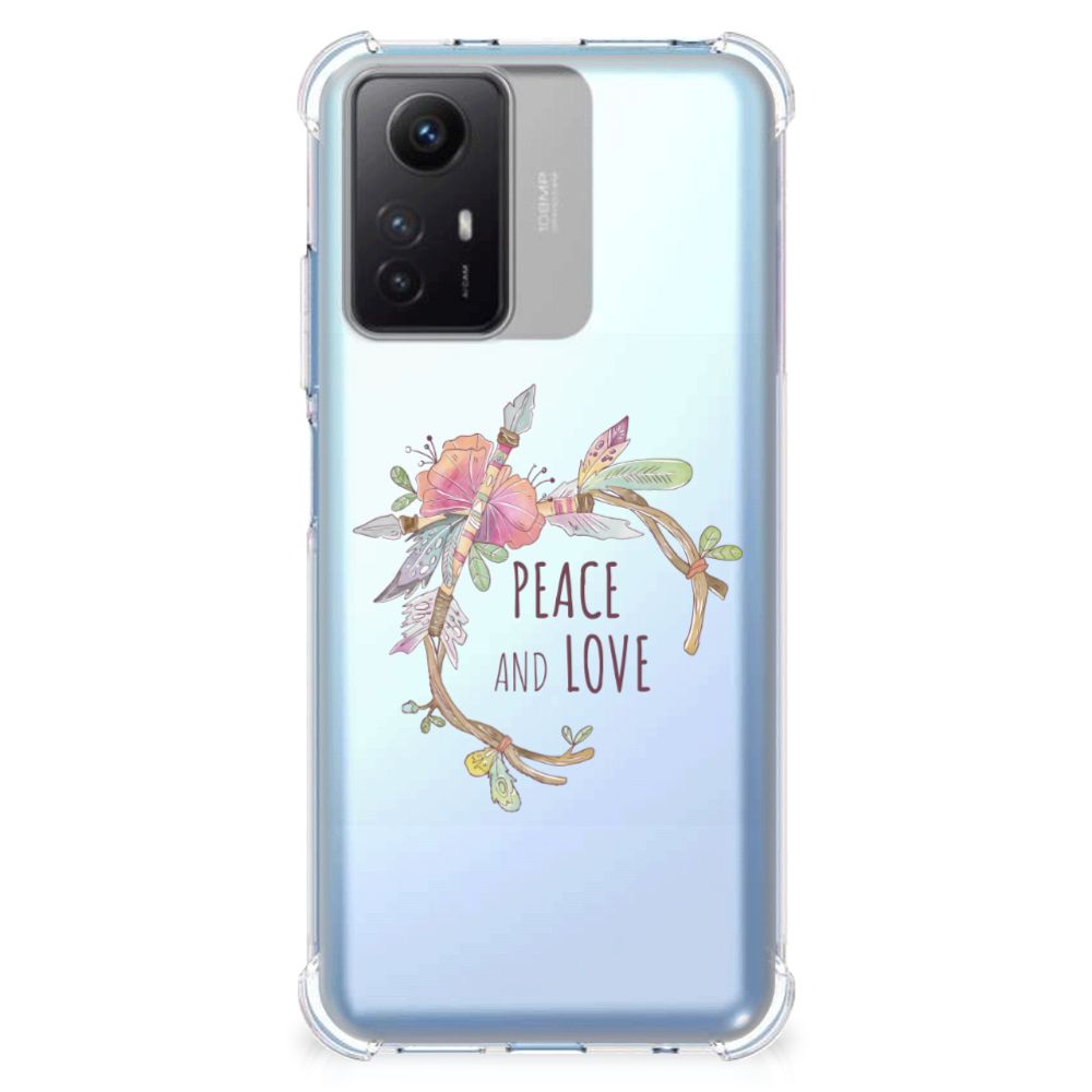 Xiaomi Redmi Note 12s Stevig Bumper Hoesje Boho Text B2C Telecom
