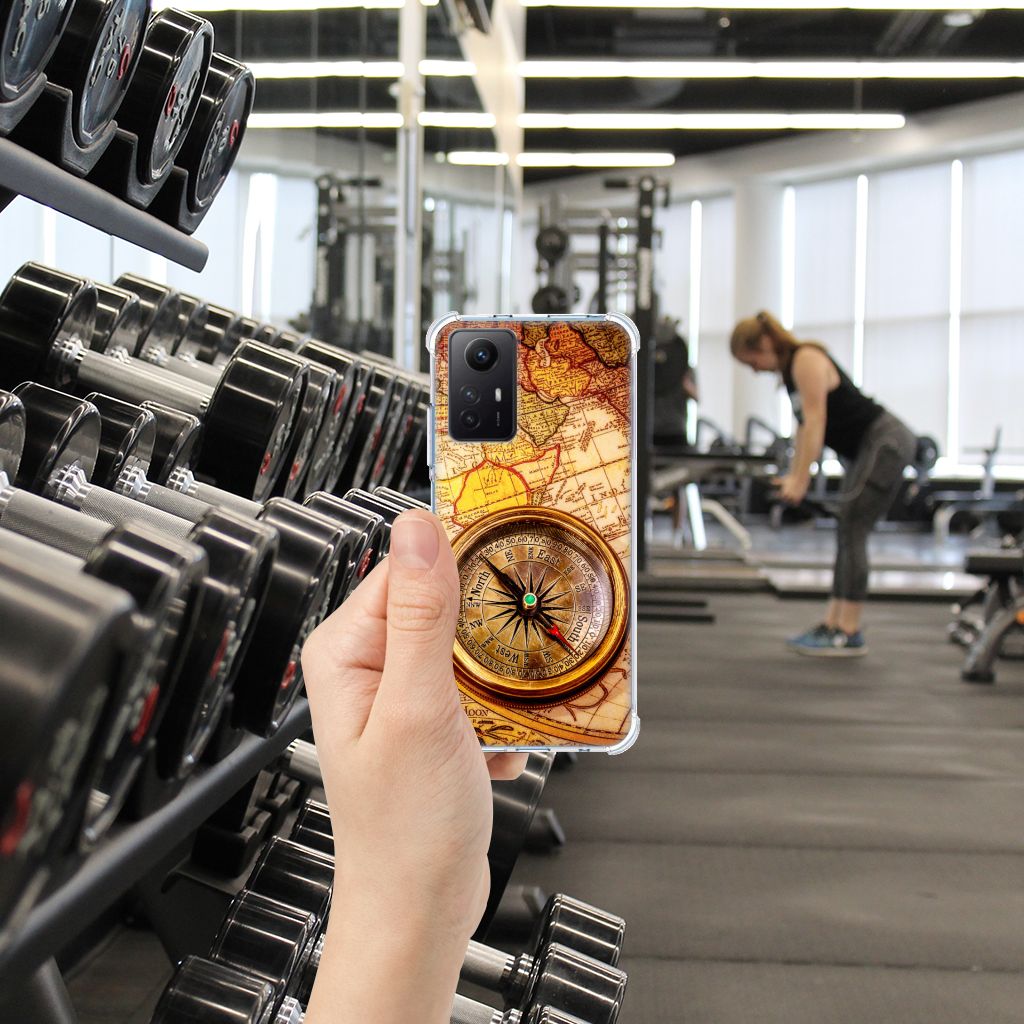 Xiaomi Redmi Note 12s Telefoonhoesje met valbescherming Kompas B2C Telecom