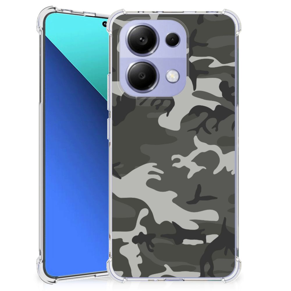 Xiaomi Redmi Note 13 4G Doorzichtige Silicone Hoesje Army Light B2C Telecom