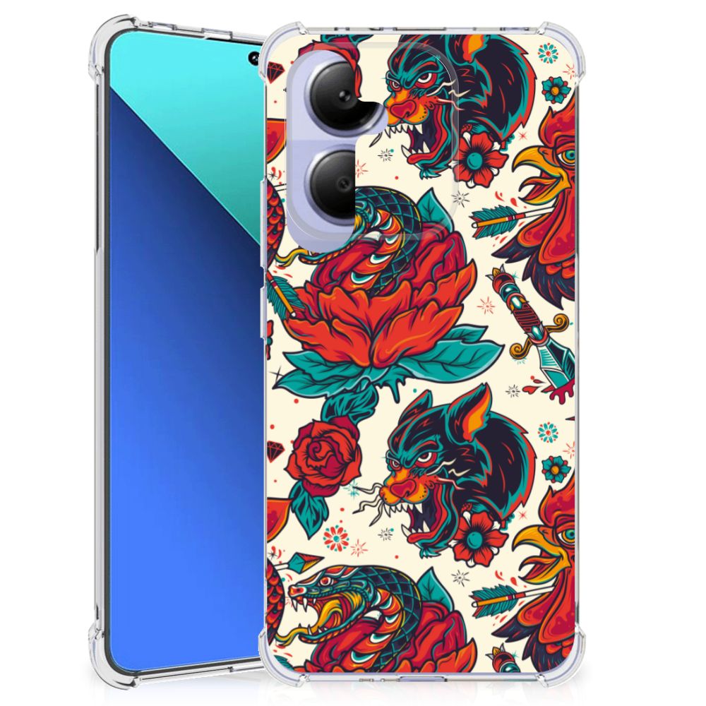 Xiaomi Redmi Note 13 4G Stevig Bumper Hoesje Avocado Singing B2C Telecom