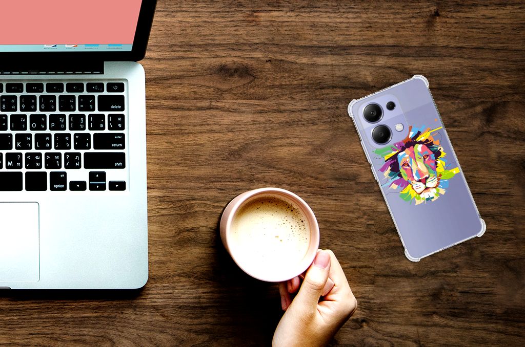 Xiaomi Redmi Note 13 4G Stevig Bumper Hoesje Lion Color B2C Telecom