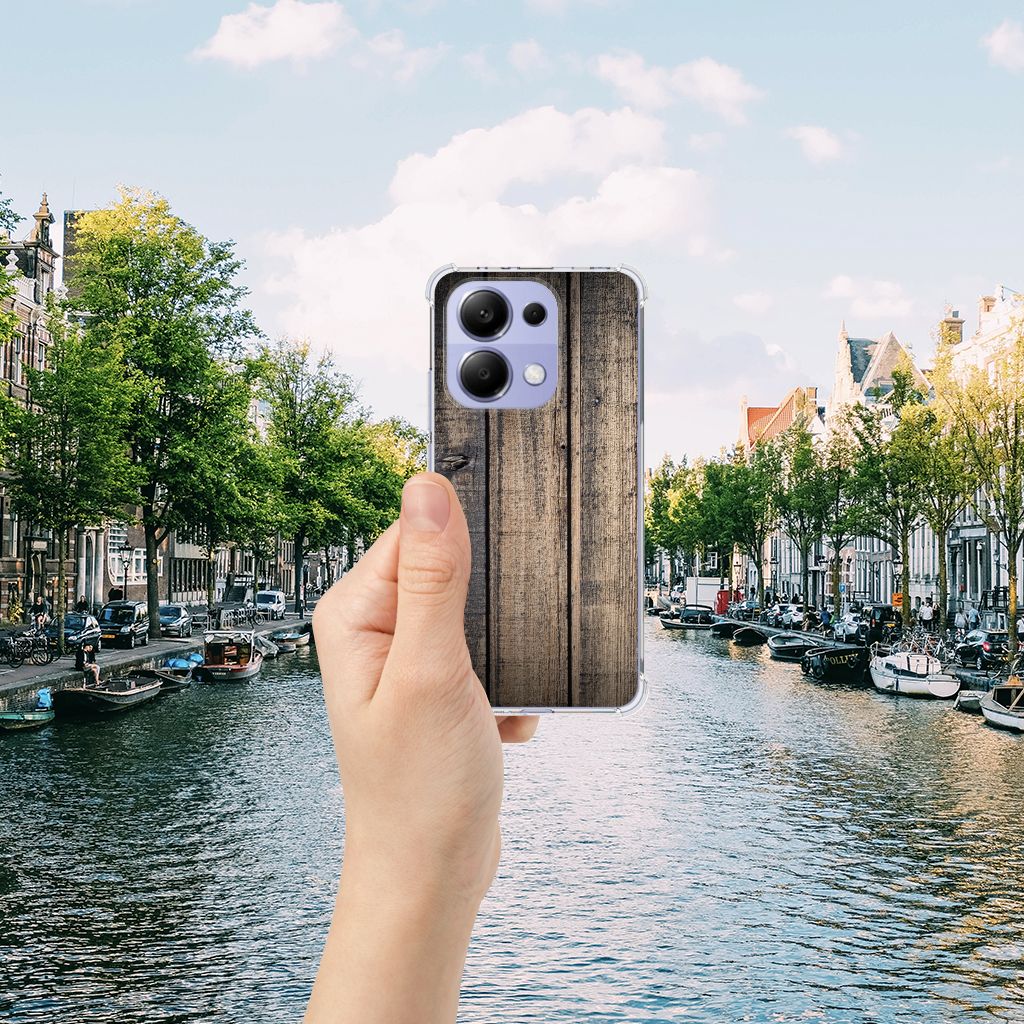 Xiaomi Redmi Note 13 4G Stevig Telefoonhoesje Steigerhout B2C Telecom