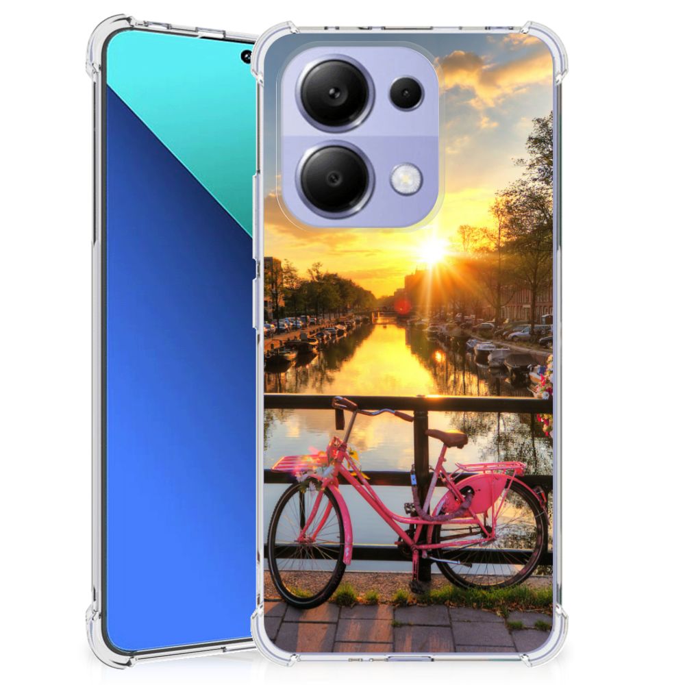 Xiaomi Redmi Note 13 4G Telefoonhoesje met valbescherming Amsterdamse Grachten B2C Telecom